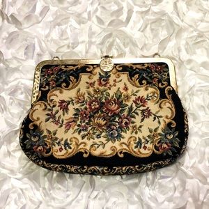 Vintage Tapestry Clutch